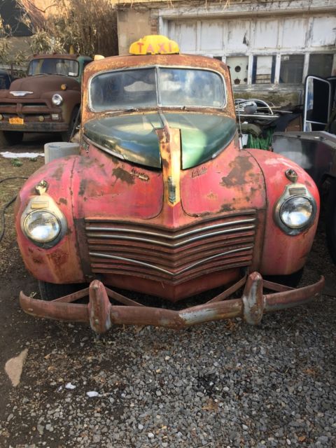 1940 yellow /red Chrysler Windsor