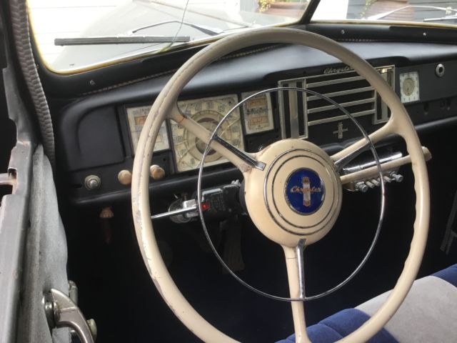 1940 Gray Chrysler Windsor Sedan