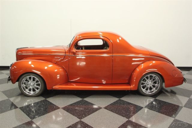 1940 Orange Ford Coupe