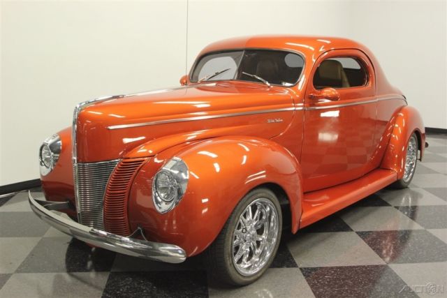 1940 Orange Ford Coupe