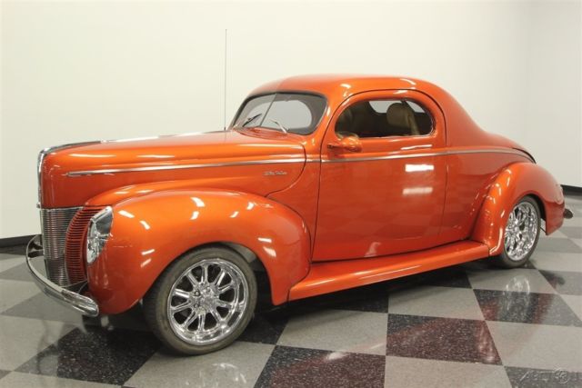 1940 Orange Ford Coupe