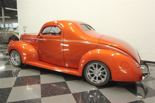 1940 Orange Ford Coupe