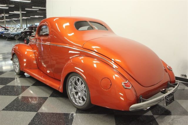 1940 Orange Ford Coupe