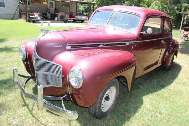 1940 Burgundy Dodge D-14 Sedan Sedan