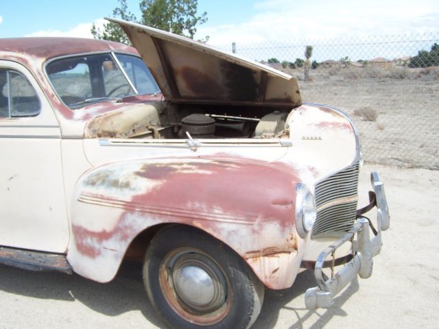 1940 Red Dodge D14 Sedan