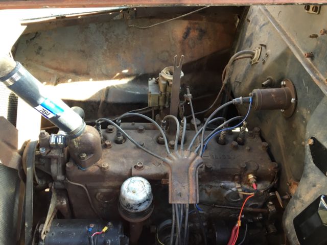 1940 Red Dodge D14 Sedan