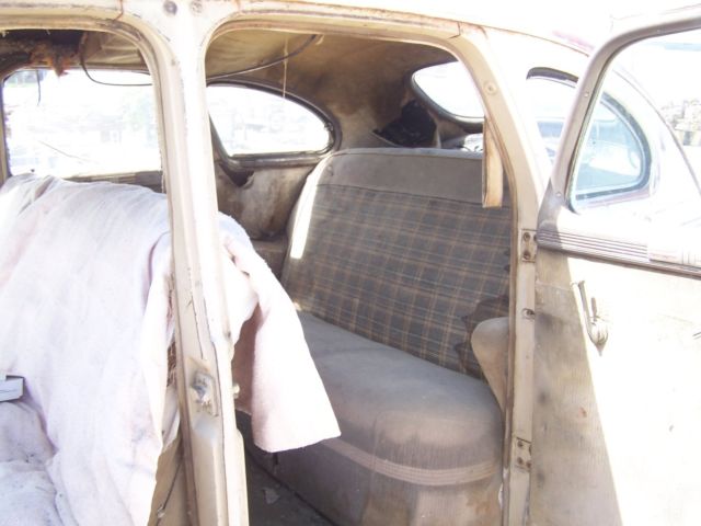 1940 Red Dodge D14 Sedan