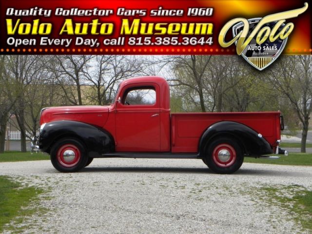 1940 Red Ford Other Pickup Truck