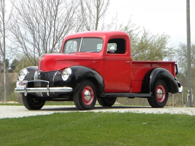 1940 Red Ford Other Pickup Truck