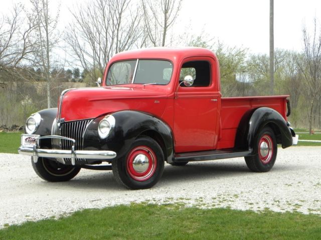 1940 Red Ford Other Pickup Truck