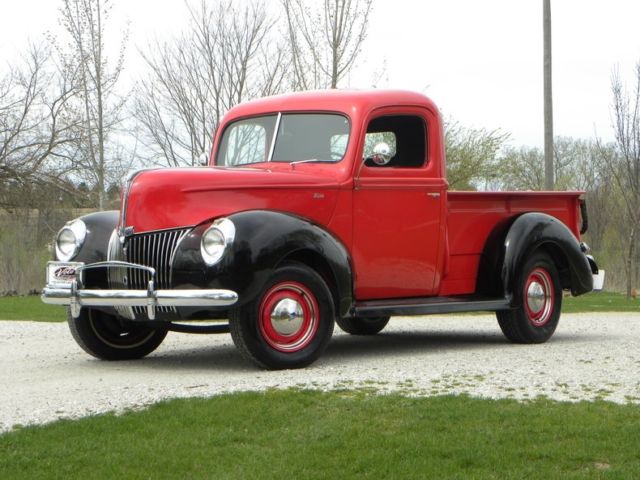 1940 Red Ford Other Pickup Truck