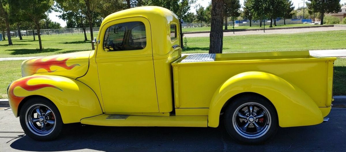 1940 YELLOW WITH FLAMES Ford 1/2 Ton Pickup Standard Cab Pickup