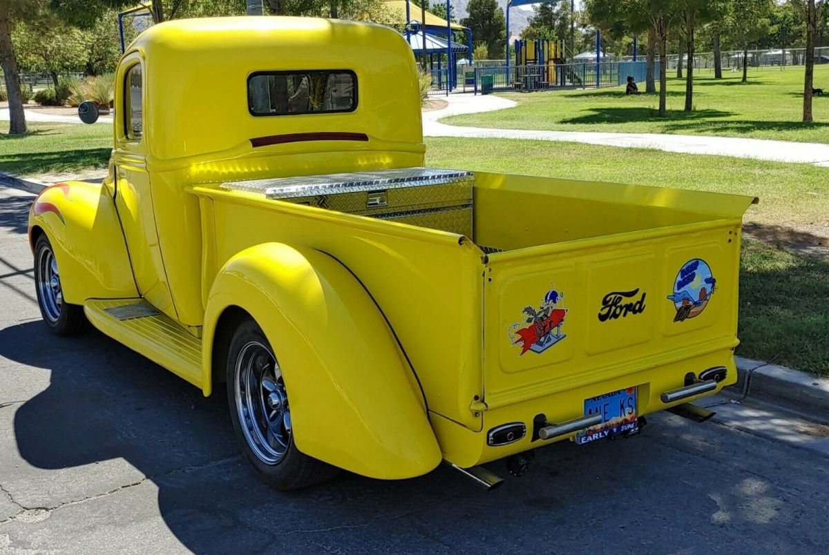 1940 YELLOW WITH FLAMES Ford 1/2 Ton Pickup Standard Cab Pickup