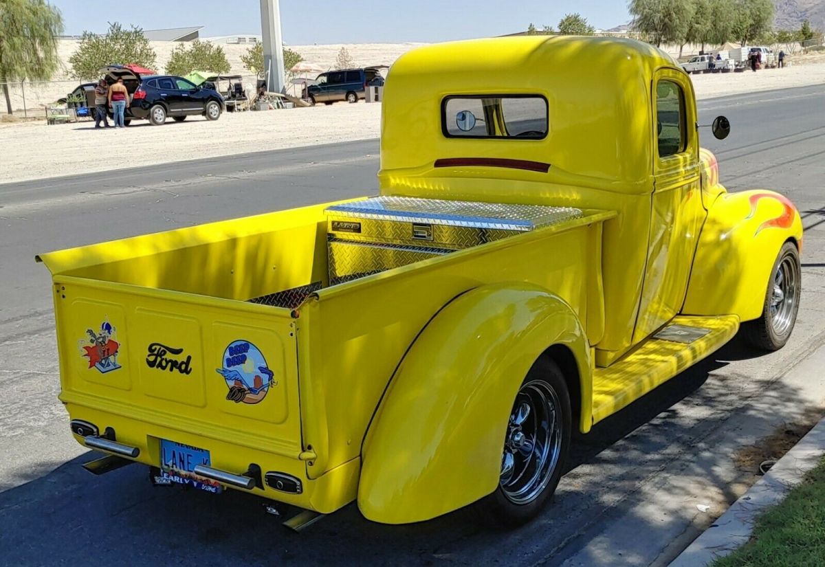 1940 YELLOW WITH FLAMES Ford 1/2 Ton Pickup Standard Cab Pickup