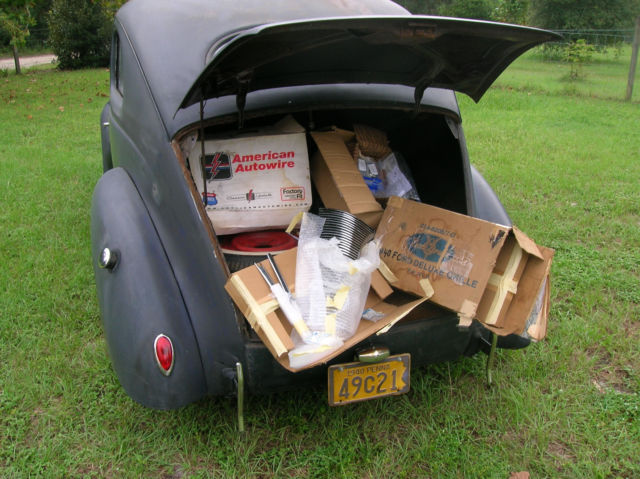 1940 PRIMER  BLACK Ford 2 DOOR SEDAN Sedan