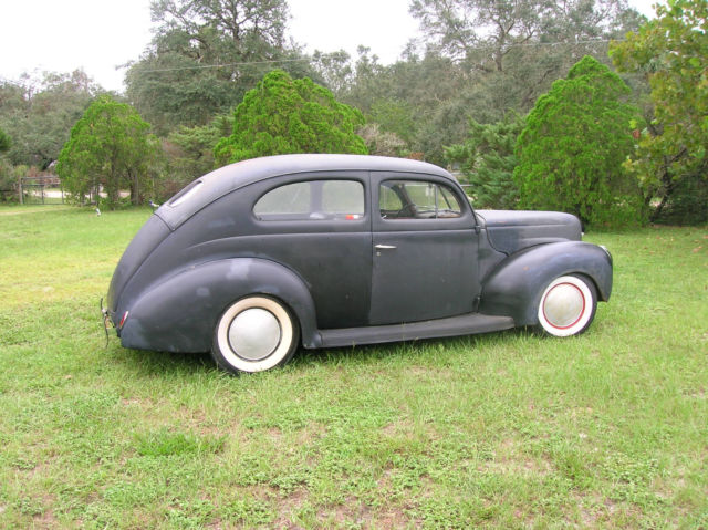 1940 PRIMER  BLACK Ford 2 DOOR SEDAN Sedan