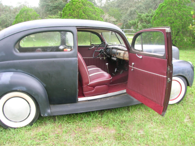 1940 PRIMER  BLACK Ford 2 DOOR SEDAN Sedan