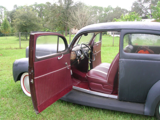 1940 PRIMER  BLACK Ford 2 DOOR SEDAN Sedan
