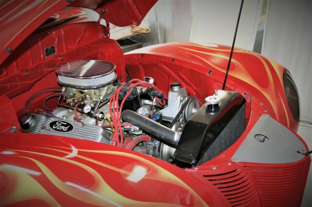 1940 Red Ford 2DR Sedan