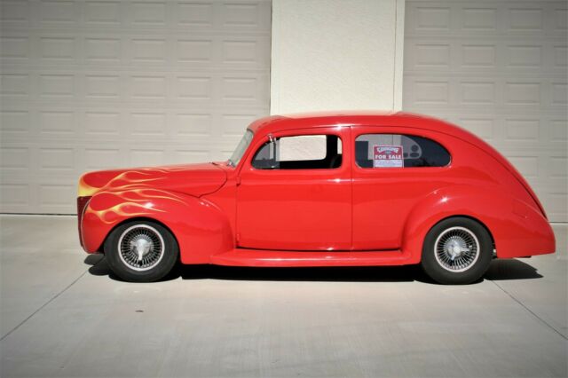 1940 Red Ford 2DR Sedan