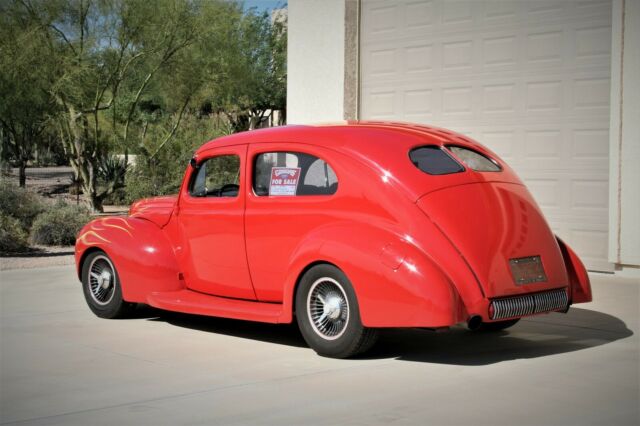 1940 Red Ford 2DR Sedan