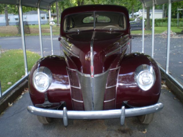 1940 MAROON Ford Other Sedan