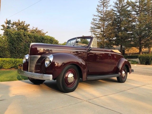 1940 Burgundy Ford CONVERTIBLE Convertible