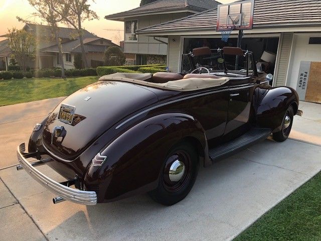 1940 Burgundy Ford CONVERTIBLE Convertible