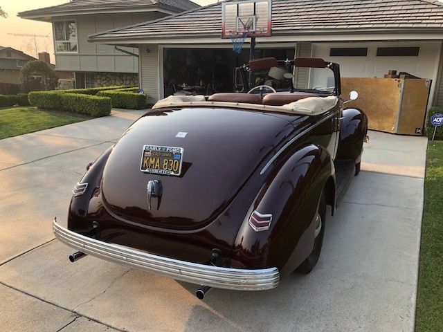 1940 Burgundy Ford CONVERTIBLE Convertible