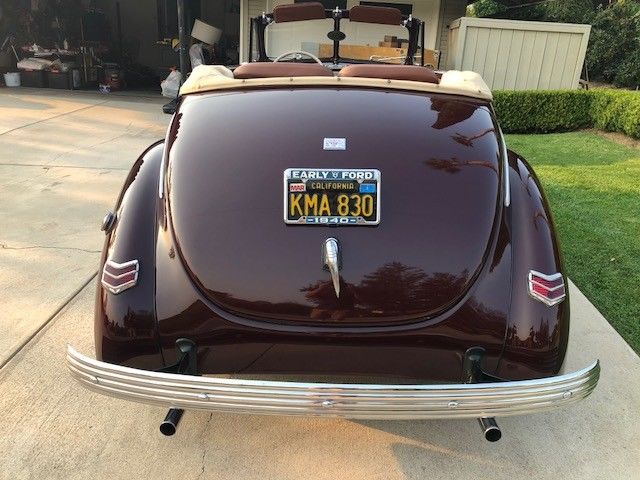 1940 Burgundy Ford CONVERTIBLE Convertible