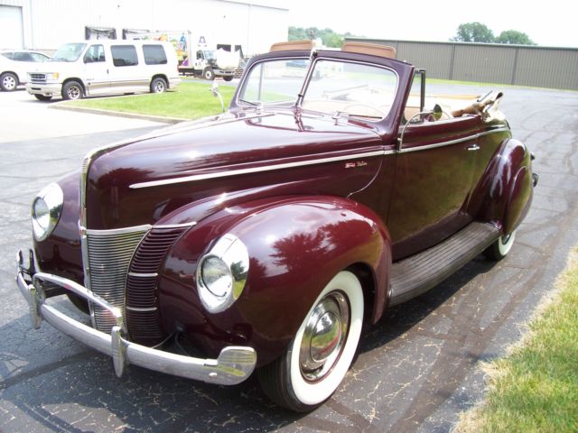 1940 Maroon Ford Other Convertible