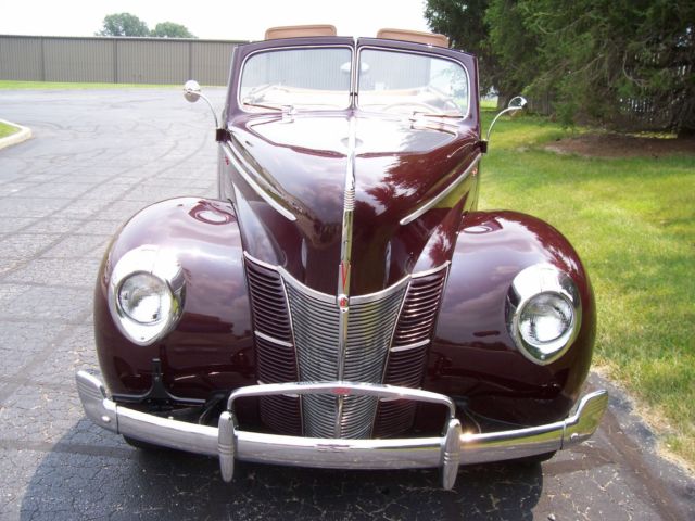 1940 Maroon Ford Other Convertible