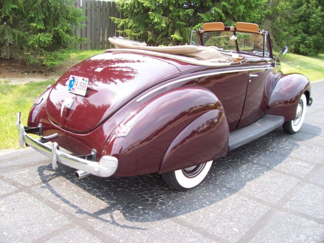1940 Maroon Ford Other Convertible