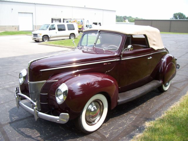 1940 Maroon Ford Other Convertible