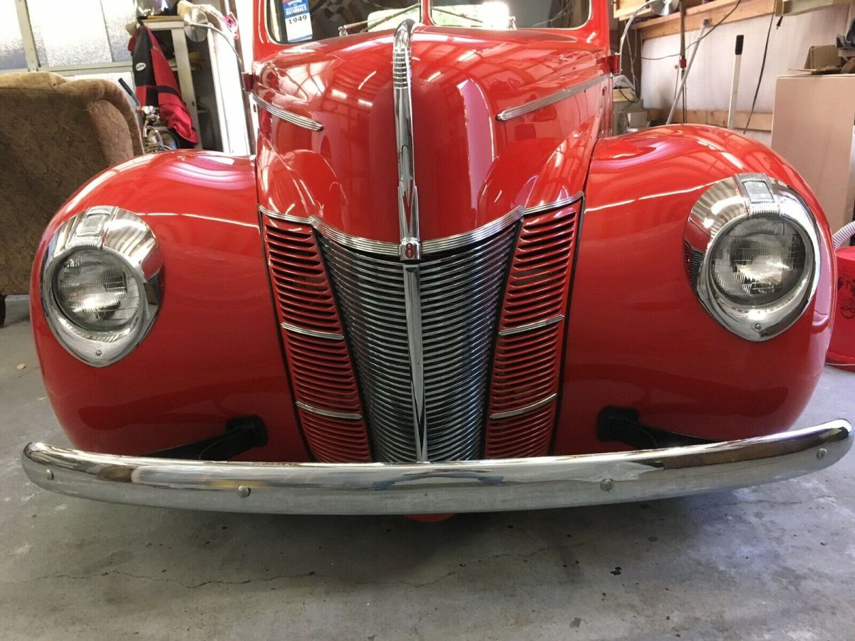 1940 Red Ford convertible Convertible