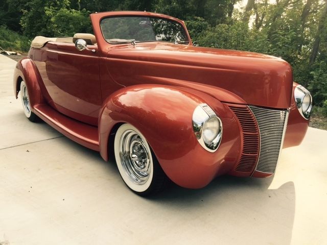 1940 Tangerine Ford Other 2 door convertible