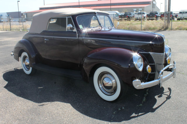 1940 Maroon Ford Other Convertible