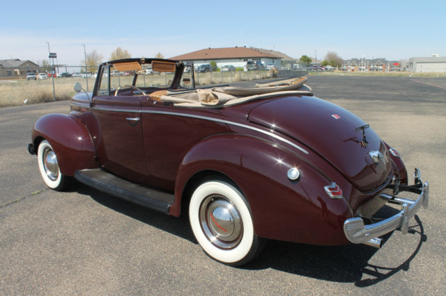 1940 Maroon Ford Other Convertible