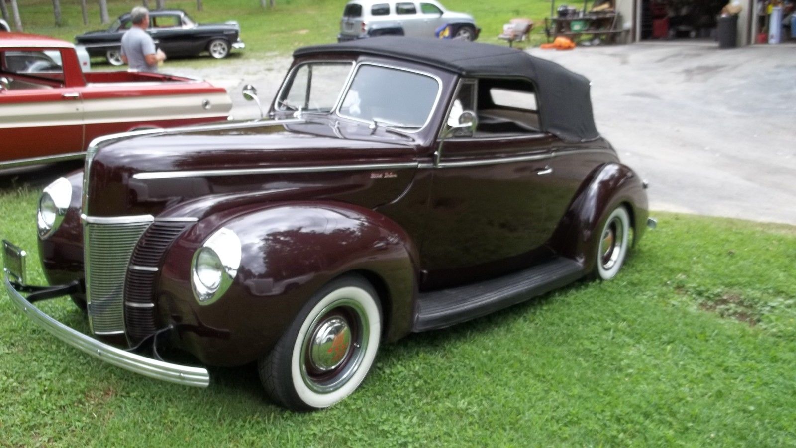 1940 Burgundy Ford Other Convertible