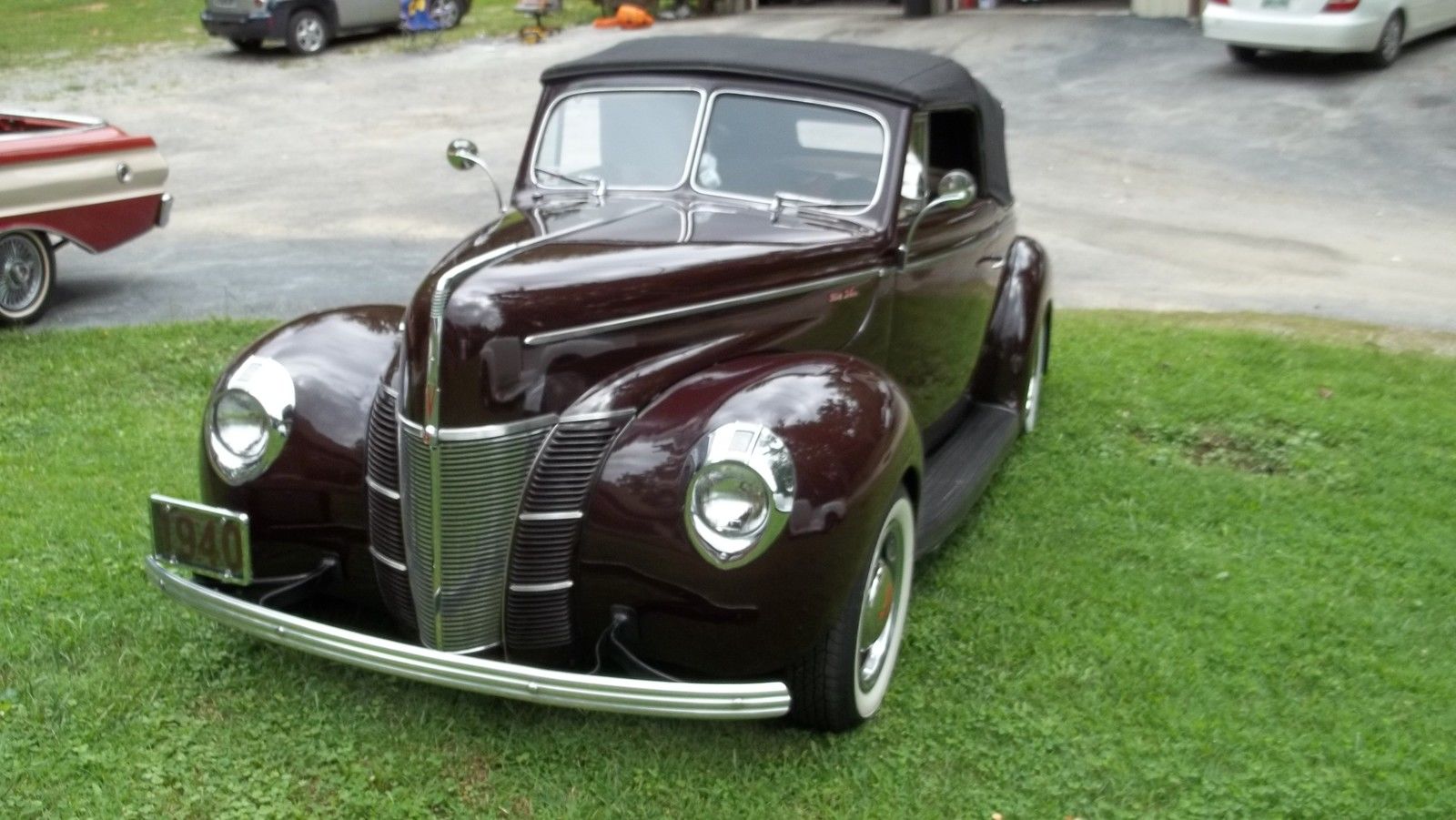 1940 Burgundy Ford Other Convertible