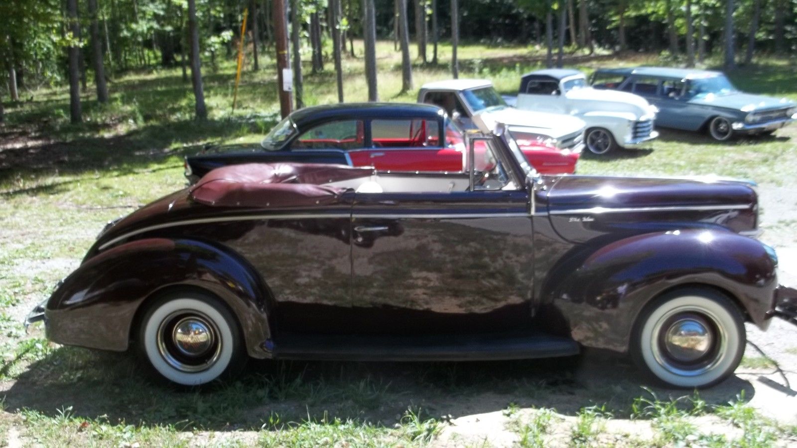 1940 Burgundy Ford Other Convertible