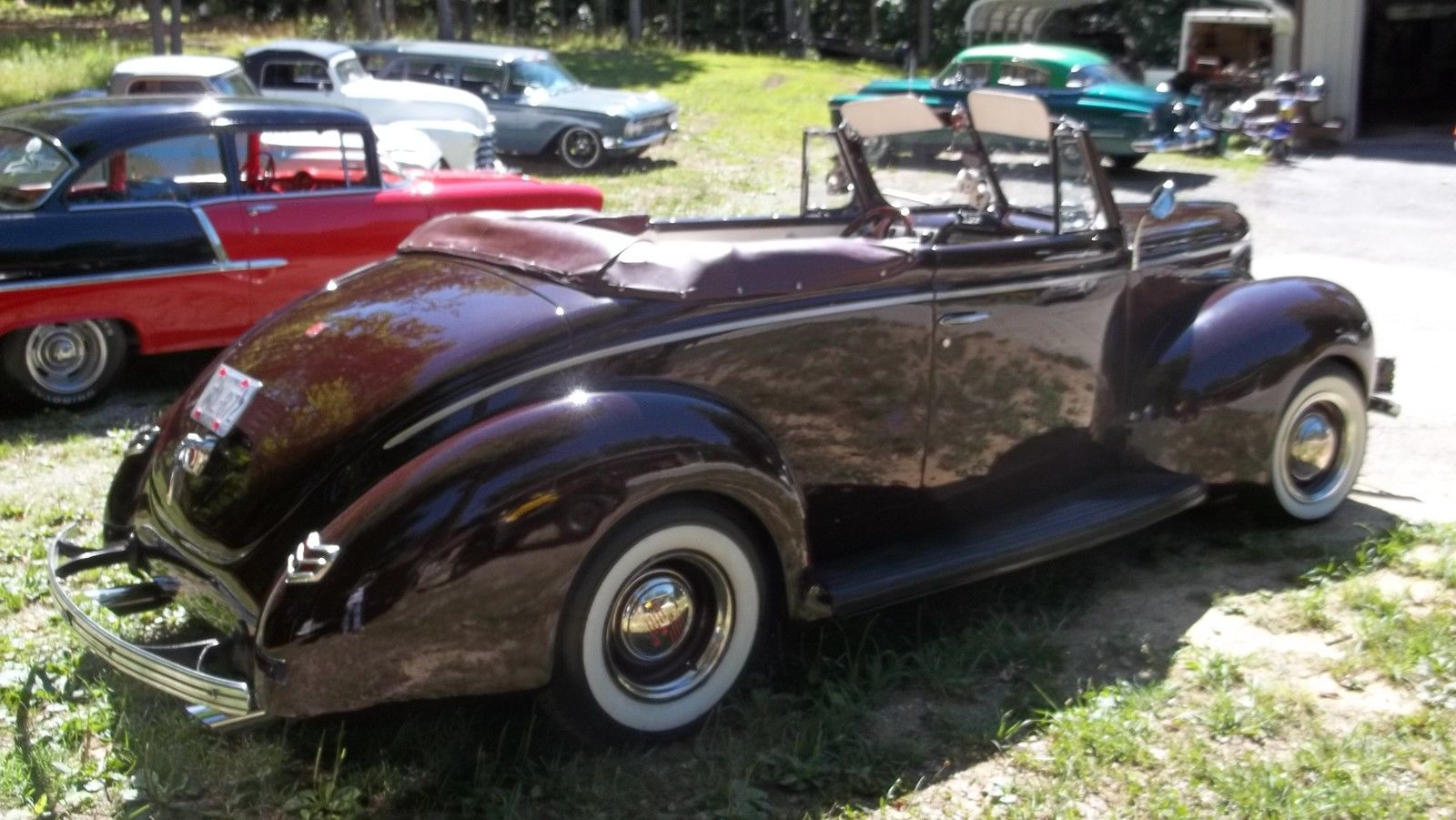 1940 Burgundy Ford Other Convertible