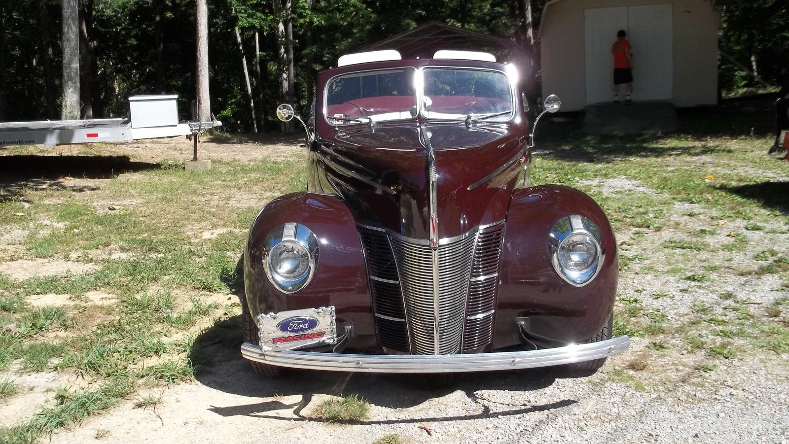 1940 Burgundy Ford Other Convertible