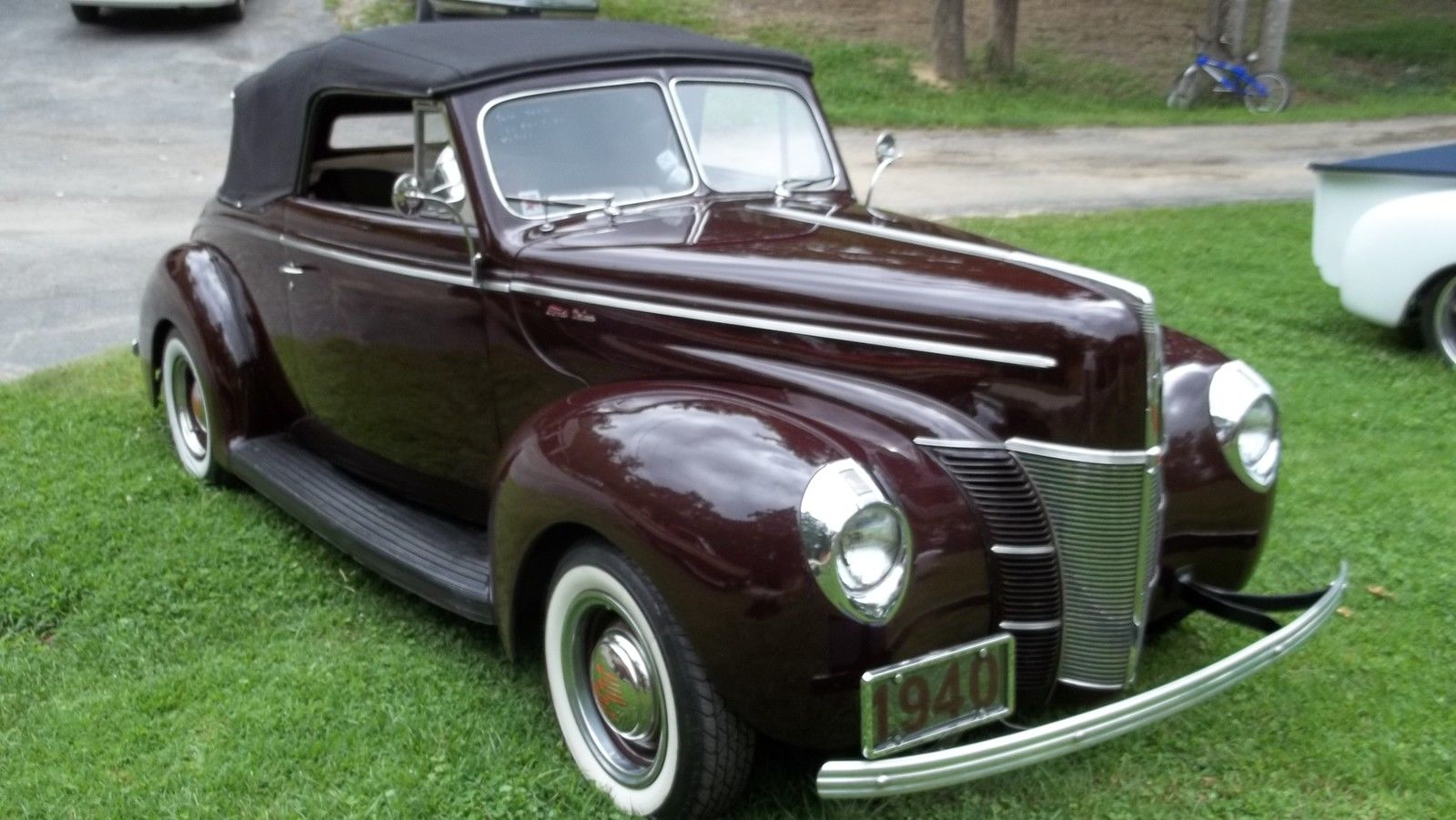 1940 Burgundy Ford Other Convertible