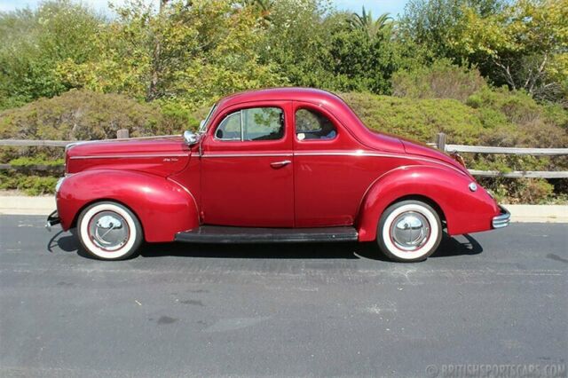 1940 Red Ford Coupe Coupe