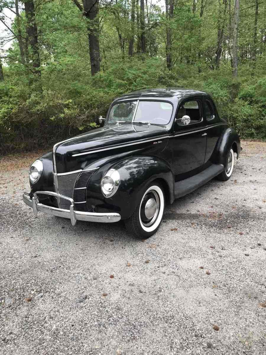 1940 Black Ford Coupe