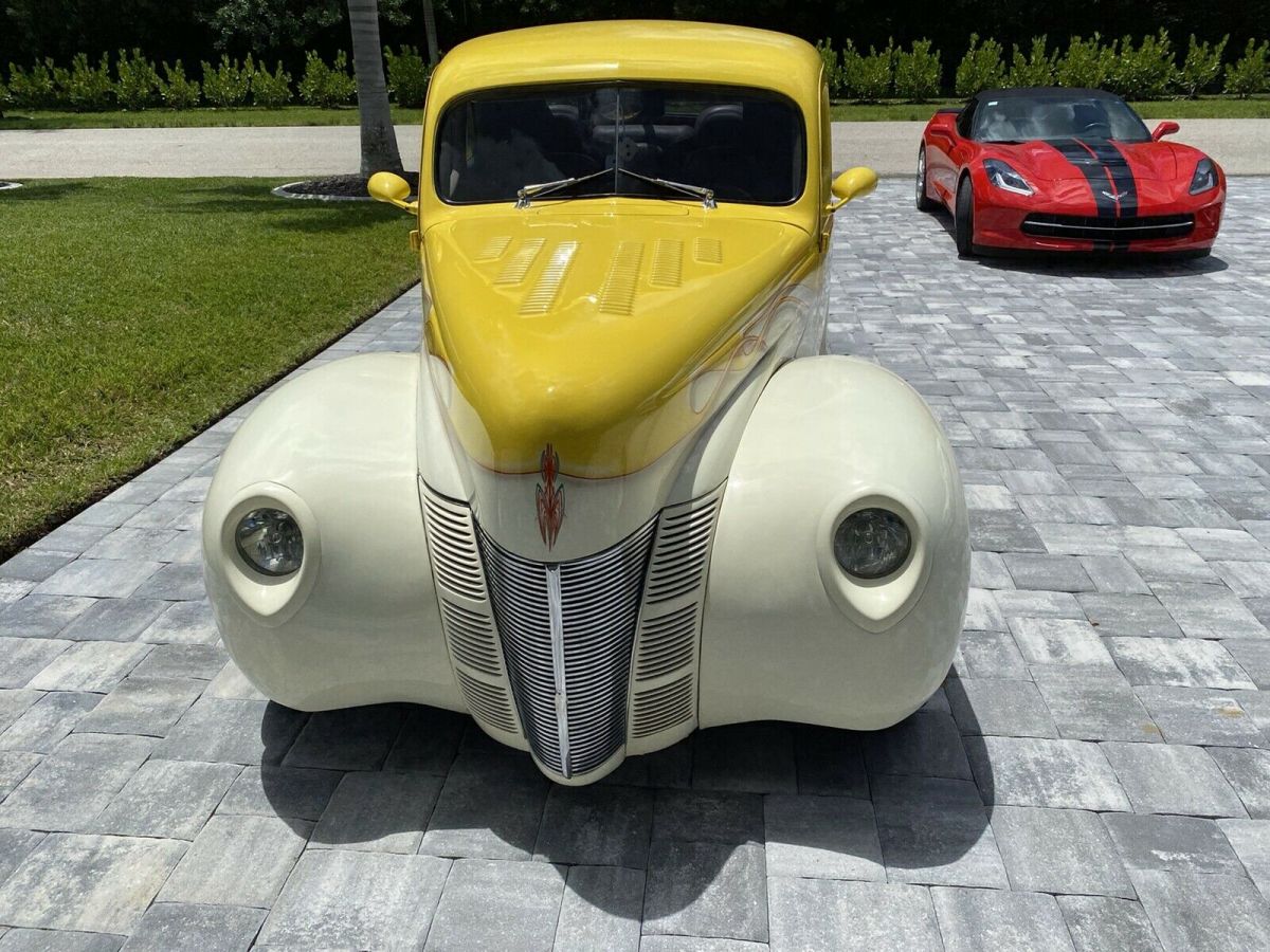 1940 Yellow Ford Coupe Coupe