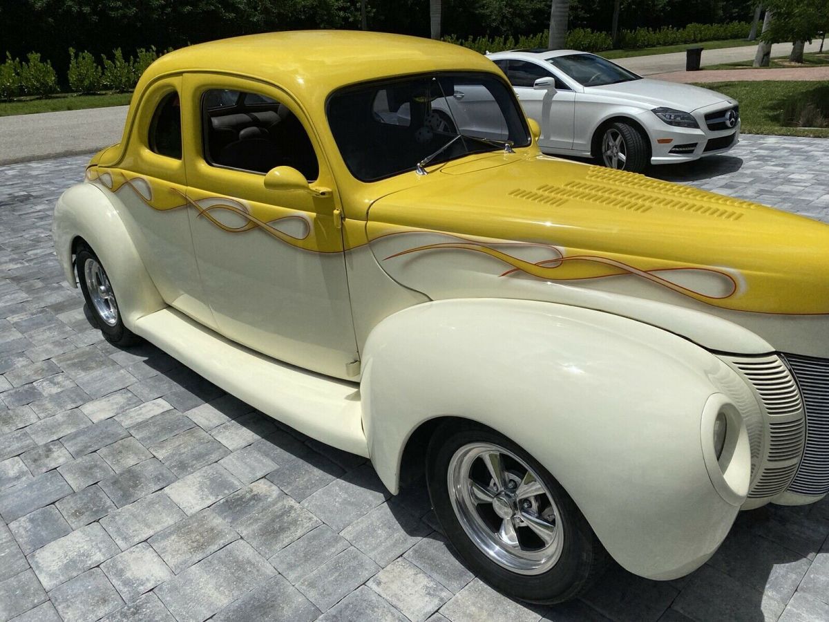 1940 Yellow Ford Coupe Coupe