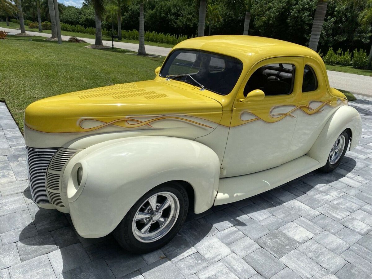 1940 Yellow Ford Coupe Coupe