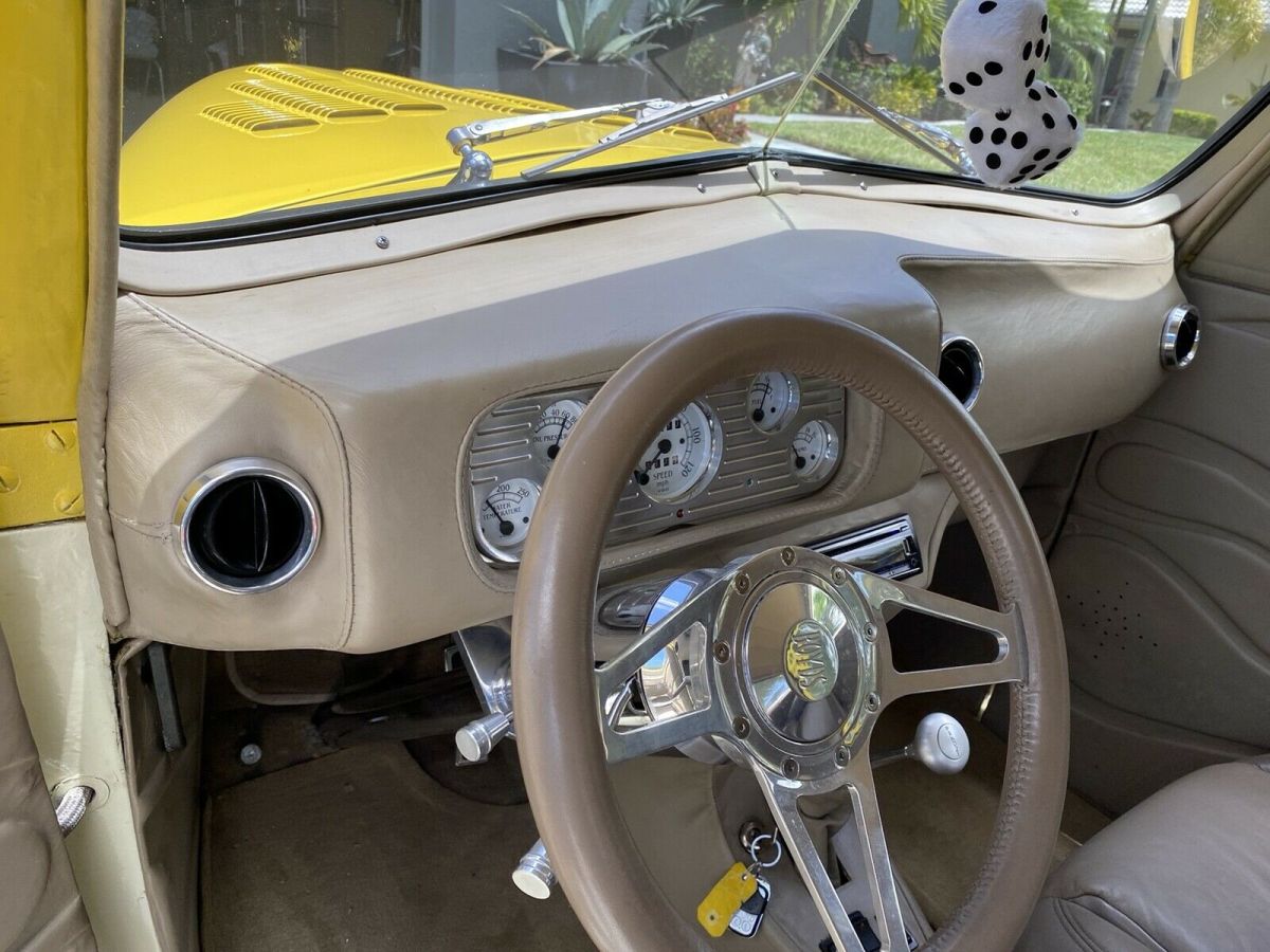 1940 Yellow Ford Coupe Coupe